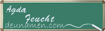 Agda Feucht Visitenkarte